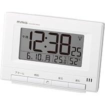 Amazon.co.jp: MAG(マグ) 目覚まし時計 置き時計 デジタル 電波時計